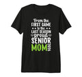 Proud Soccer Senior Mom 2026 Soccer T-Shirt - Custom Art Print Unisex