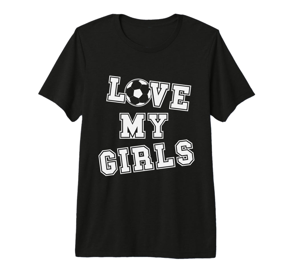 Love My Soccer Mom And Soccer Dad Tri T-Shirt - Trendy Graphic Men Women