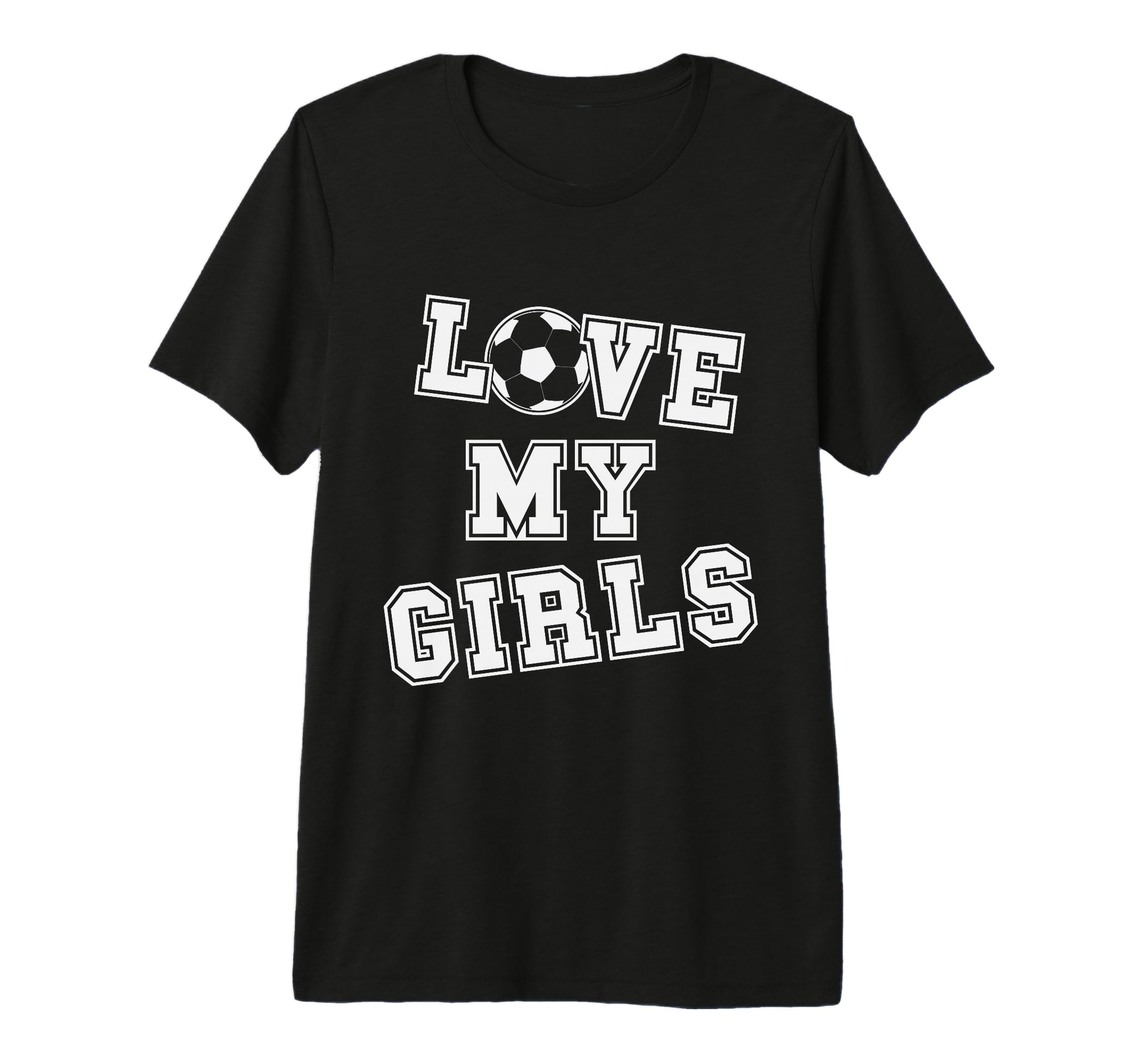 Love My Soccer Mom And Soccer Dad Tri T-Shirt - Trendy Graphic Men Women