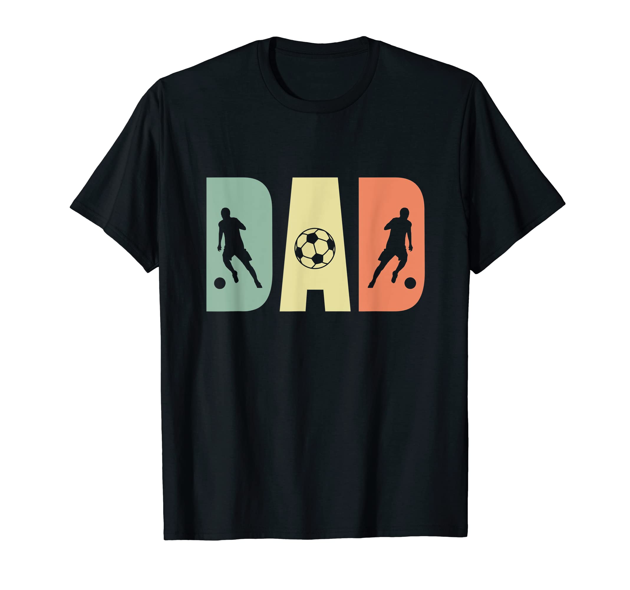 Soccer Playing Dad Father T-Shirt - Custom Art Print Men Women