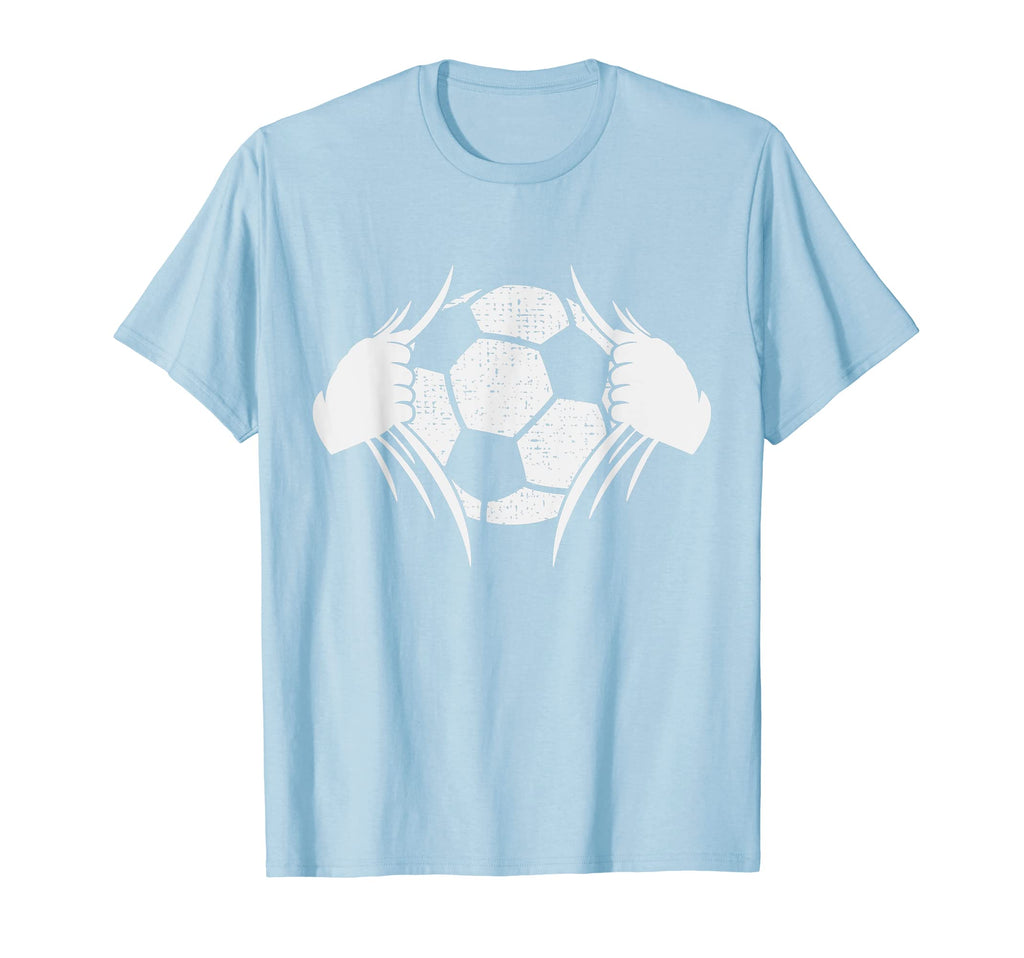 North South American European Soccer T-Shirt - Minimalist Print for Adults