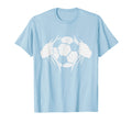 North South American European Soccer T-Shirt - Minimalist Print for Adults