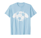 North South American European Soccer T-Shirt - Minimalist Print for Adults