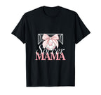 Soccer Mama Bow Soccer Mom Club T-Shirt - Streetwear Style Men Women