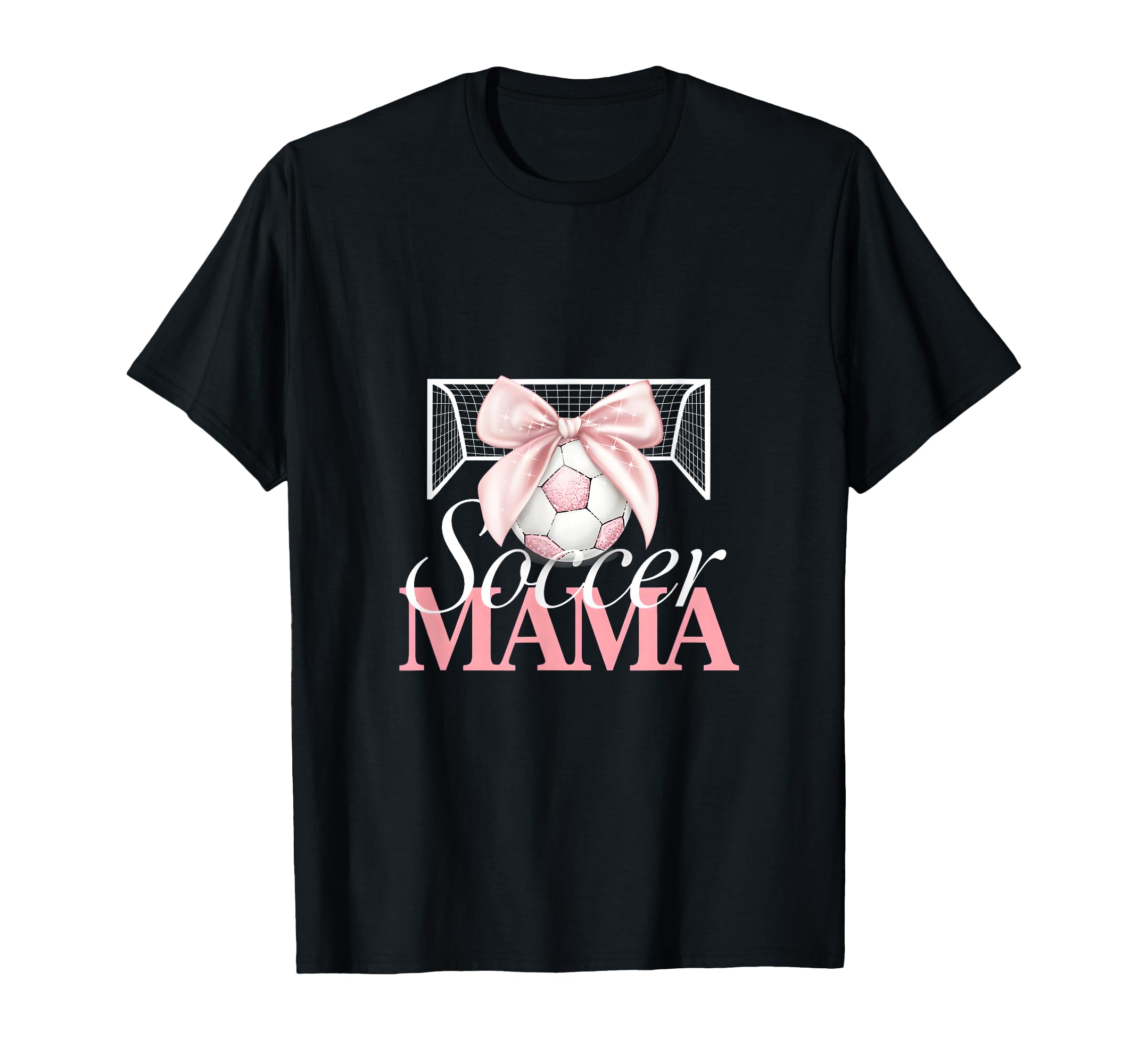 Soccer Mama Bow Soccer Mom Club T-Shirt - Streetwear Style Men Women