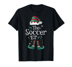 Soccer Elf Costume Family Gnome Matching T-Shirt - Aesthetic Graphic Unisex