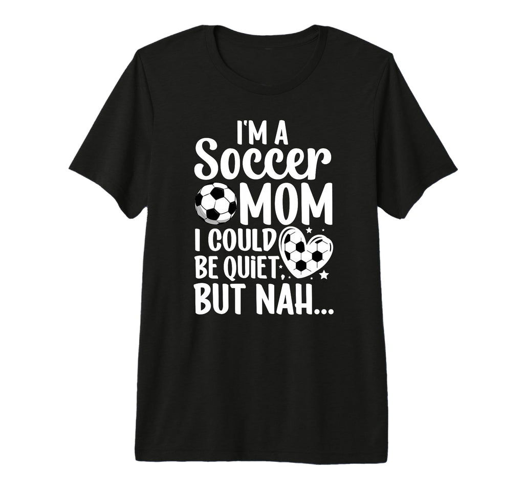 Im Soccer Mom Soccer Player Mom Soccer T-Shirt - Minimalist Print Unisex