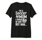 Im Soccer Mom Soccer Player Mom Soccer T-Shirt - Minimalist Print Unisex
