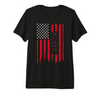 Us Flag Soccer Sport Soccer Player T-Shirt - Custom Art Print for Adults