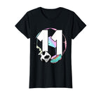 11Th Birthday Soccer Player Football 11 T-Shirt - Unique Graphic Men Women