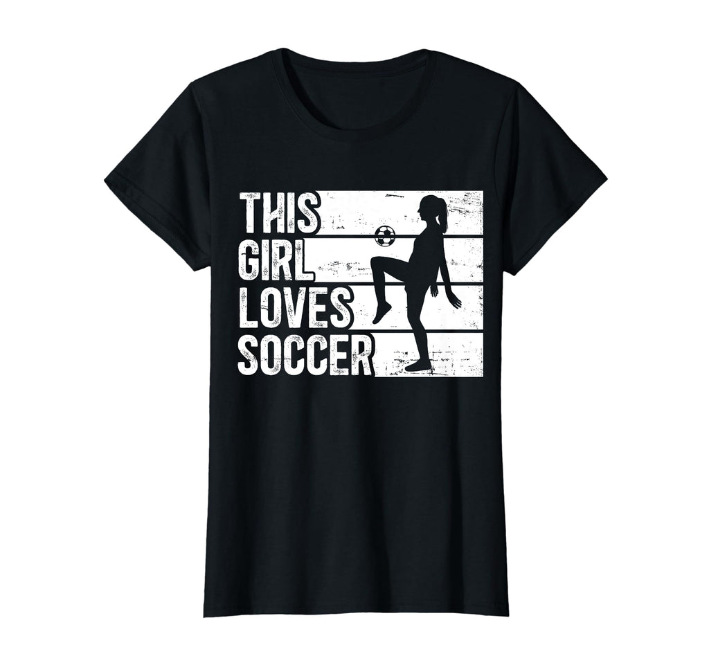 Funny Sport This Loves Soccer T-Shirt - Graphic Print for Adults