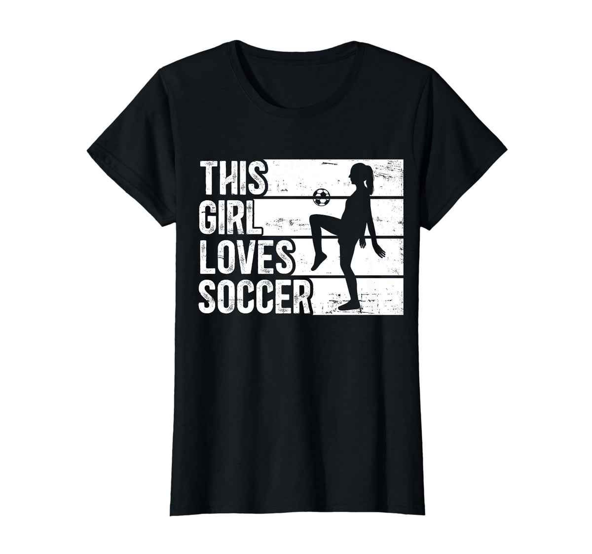 Funny Sport This Loves Soccer T-Shirt - Graphic Print for Adults