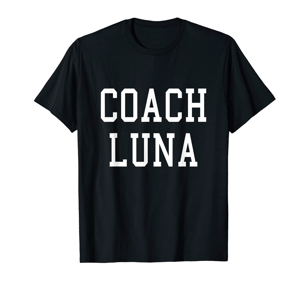 Coach Luna Custom Football Soccer T-Shirt - Fun Novelty Design Unisex