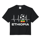 Ethiopia Soccer Jersey Ethiopian Hoodie - Fun Novelty Design Unisex