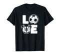Love Futbol Fu Ball Goal Keeper T-Shirt - Custom Art Print Men Women