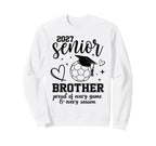 2027 Senior Soccer Brother Proud Sweatshirt - Unique Graphic Men Women