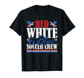 Veteran Us Flag Red White Blue T-Shirt - Casual Everyday Wear for Adults