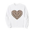 Heart Shaped Soccer Ball Art Sweatshirt - Graphic Print Men Women