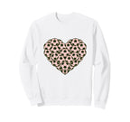 Heart Shaped Soccer Ball Art Sweatshirt - Graphic Print Men Women