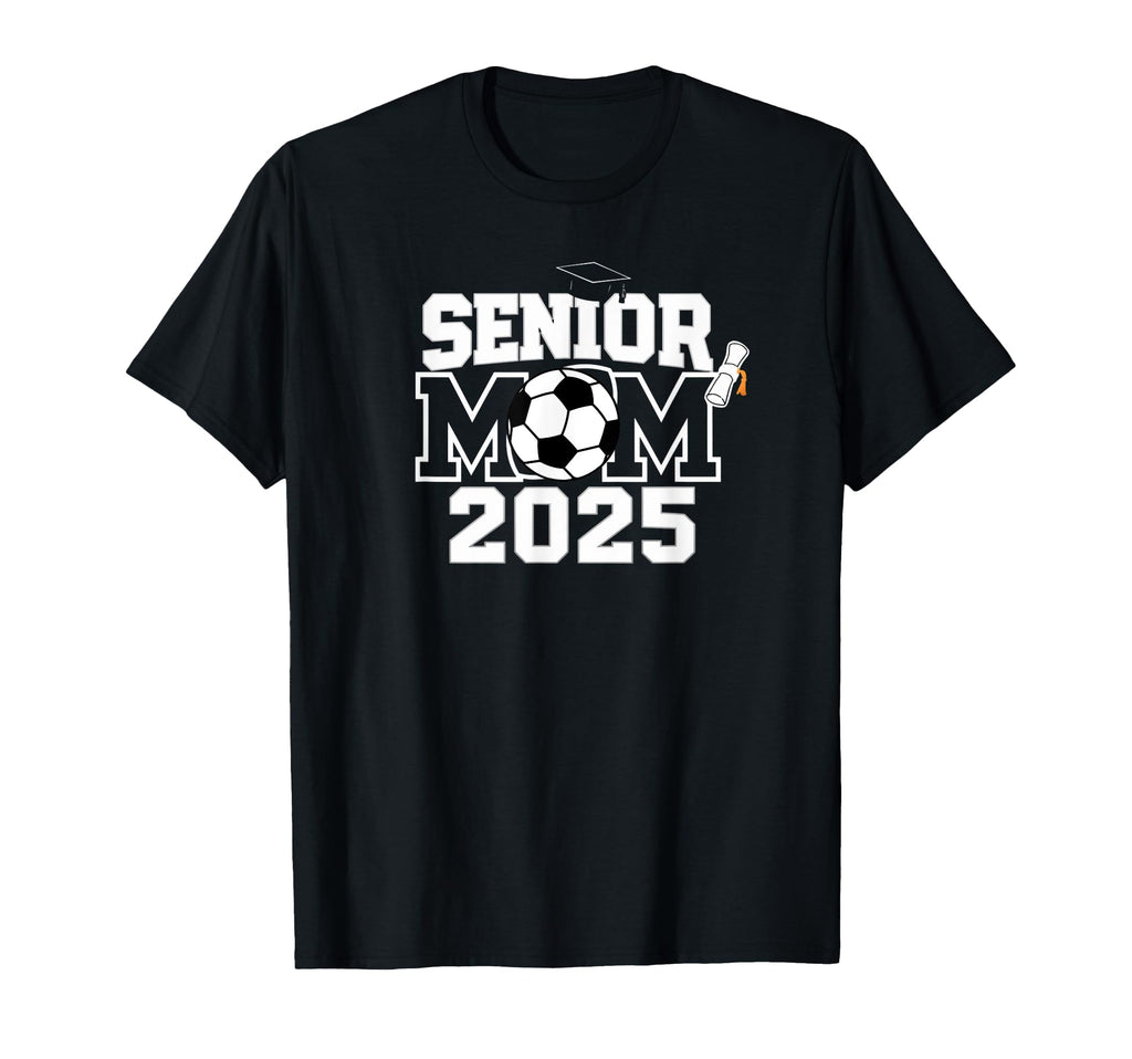 Senior 2025 Soccer Mom High School T-Shirt - Novelty Apparel for Adults