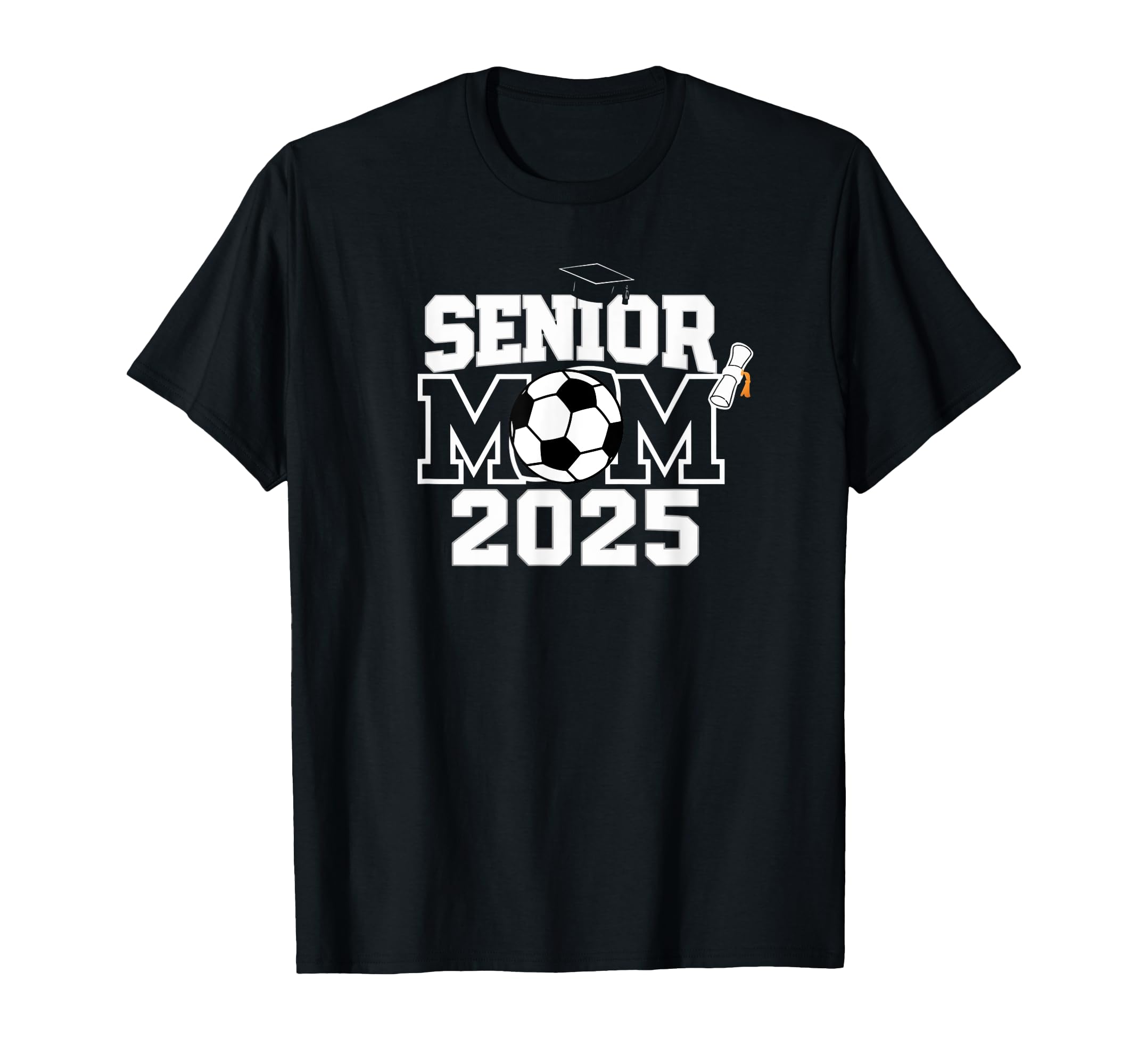 Senior 2025 Soccer Mom High School T-Shirt - Novelty Apparel for Adults