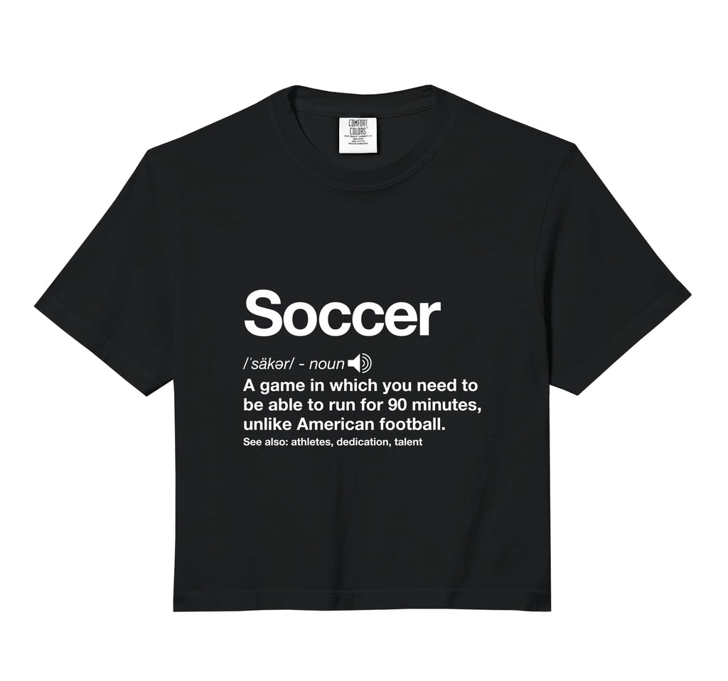 Soccer Definition Funny Football Gag Sweatshirt - Trendy Graphic Men Women