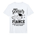 2027 Senior Soccer Fiance Proud Family T-Shirt - Graphic Print Men Women