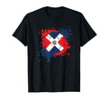 Soccer Ball Flag Dominican Republic T-Shirt - Unique Graphic for Adults