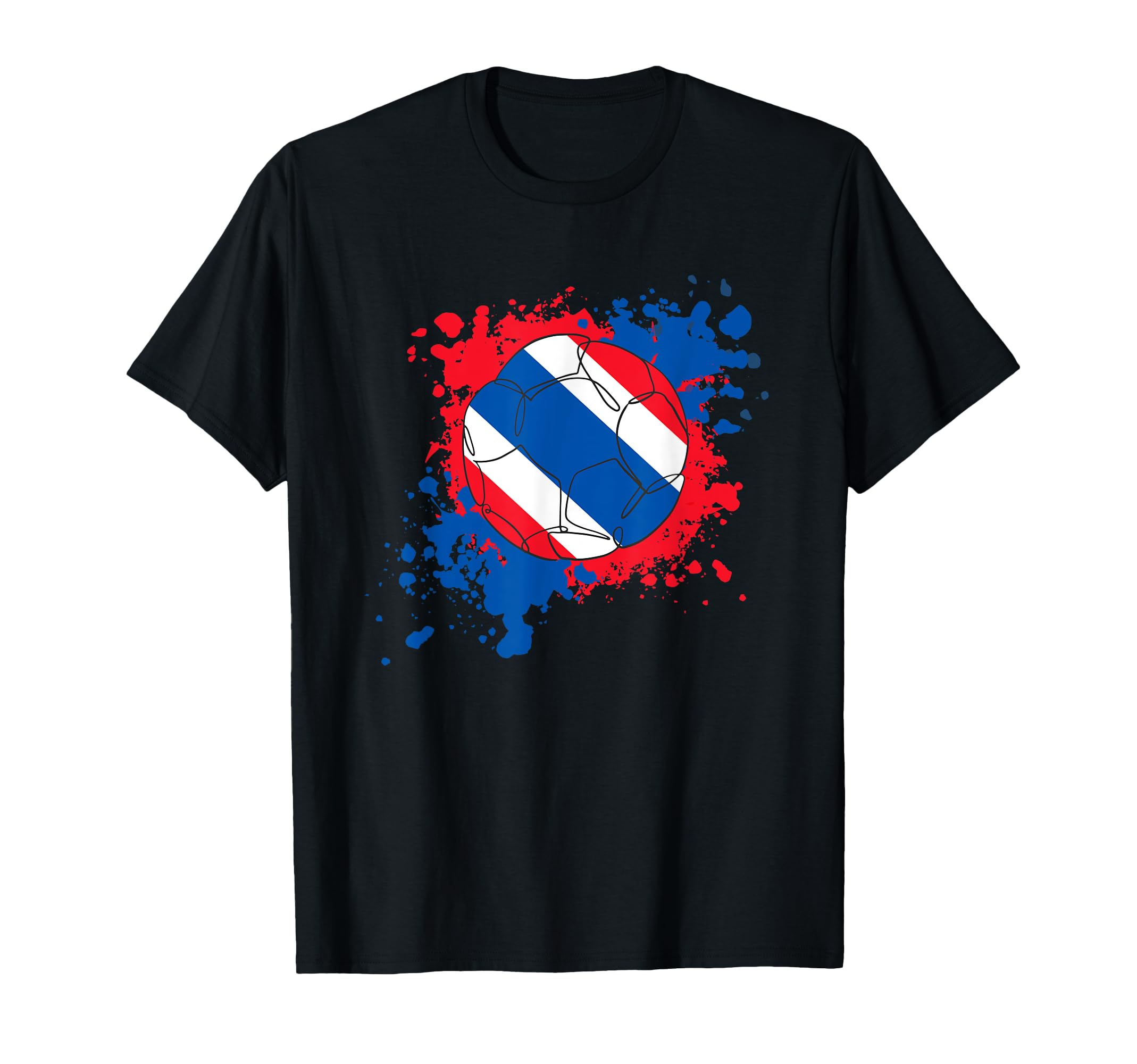 Soccer Ball Flag Thailand T-Shirt - Streetwear Style Men Women