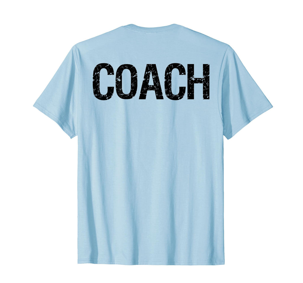 Coach Back Coaches Soccer Baseball T-Shirt - Fun Novelty Design for Adults