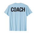 Coach Back Coaches Soccer Baseball T-Shirt - Fun Novelty Design for Adults