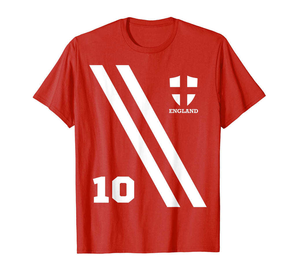 England Soccer Football 2020 European T-Shirt - Novelty Apparel for Adults
