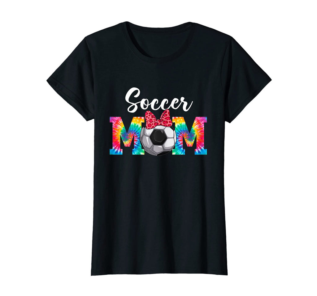 Womens Soccer Mom Mama Bday Sport Tie T-Shirt - Custom Art Print Men Women