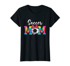 Womens Soccer Mom Mama Bday Sport Tie T-Shirt - Custom Art Print Men Women