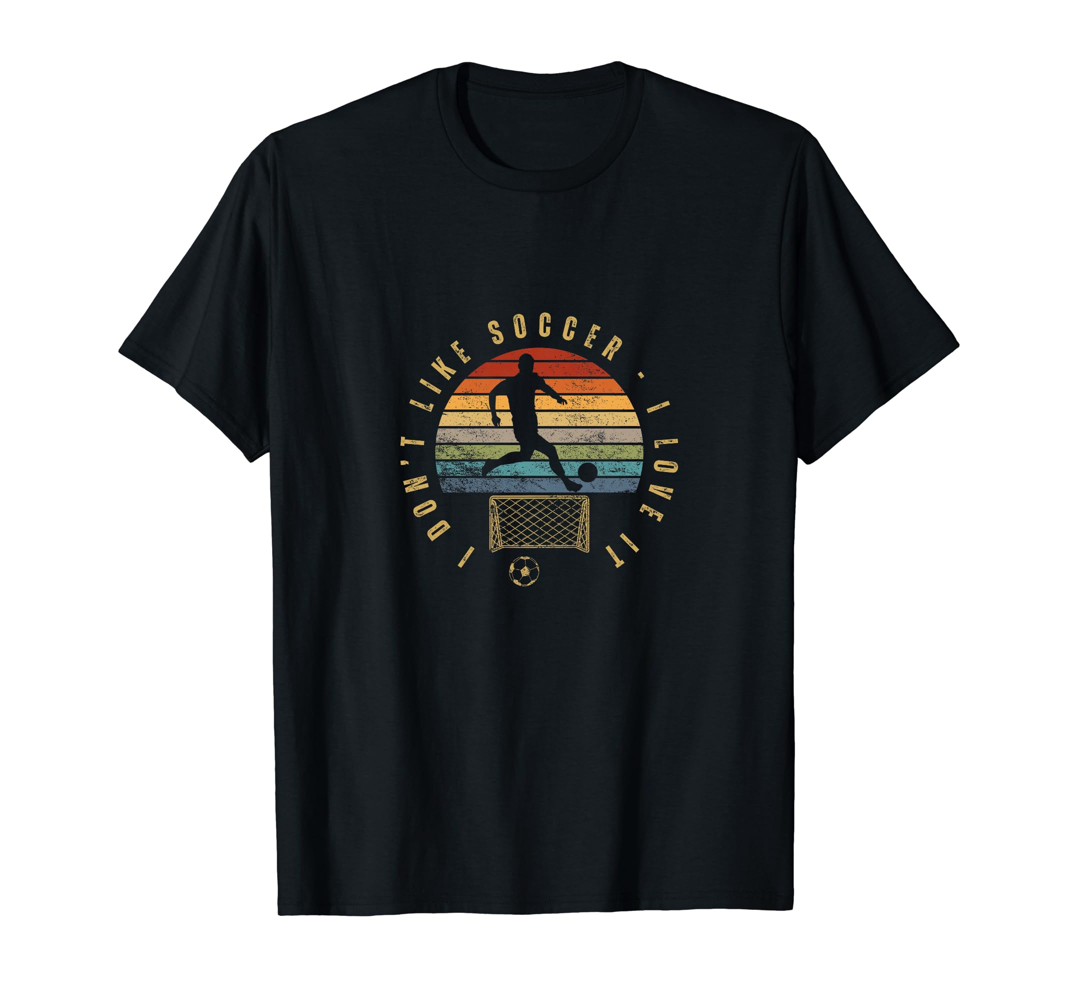 I Love Soccer Funny Soccer Player T-Shirt - Fun Novelty Design for Adults