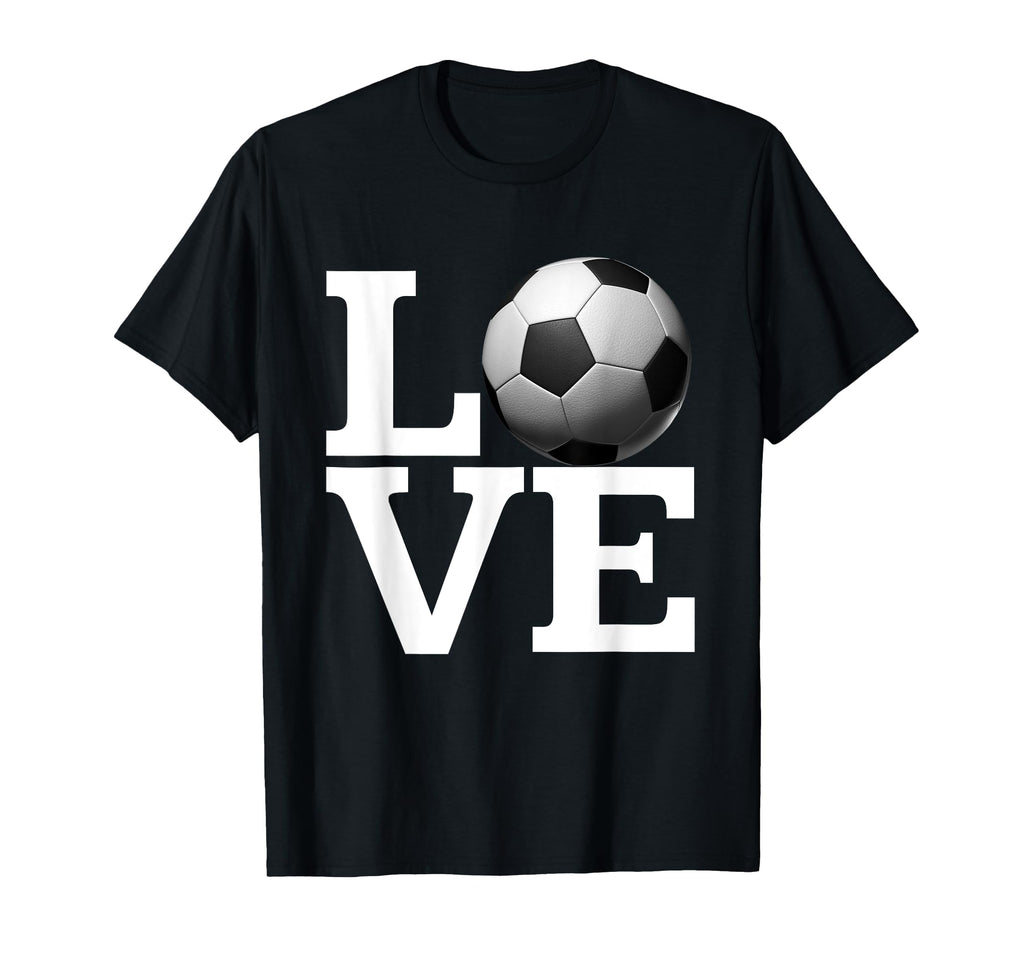 Love Soccer Fans Casual Wear Fans T-Shirt - Minimalist Print for Adults
