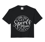 Living That Sports Mom Life Hoodie - Casual Everyday Wear for Adults