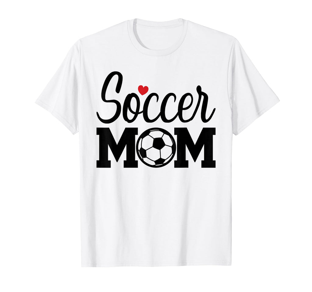 Soccer Mom Mom Life Soccer Game Day T-Shirt - Minimalist Print for Adults