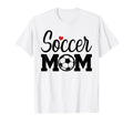 Soccer Mom Mom Life Soccer Game Day T-Shirt - Minimalist Print for Adults