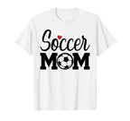 Soccer Mom Mom Life Soccer Game Day T-Shirt - Minimalist Print for Adults