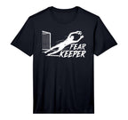 Mens Fear Keeper Soccer Goalie T-Shirt - Minimalist Print for Adults