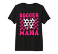 Soccer Mama Coquette Bow Soccer T-Shirt - Casual Everyday Wear Men Women