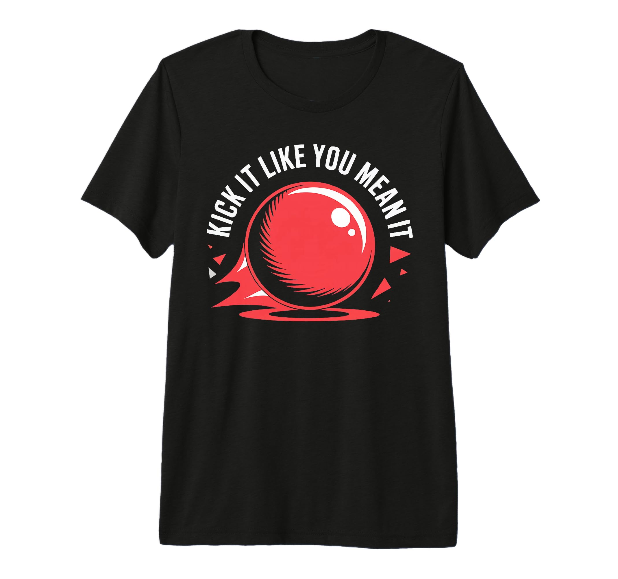Love Kickball Player Soccer Baseball T-Shirt - Casual Everyday Wear Unisex