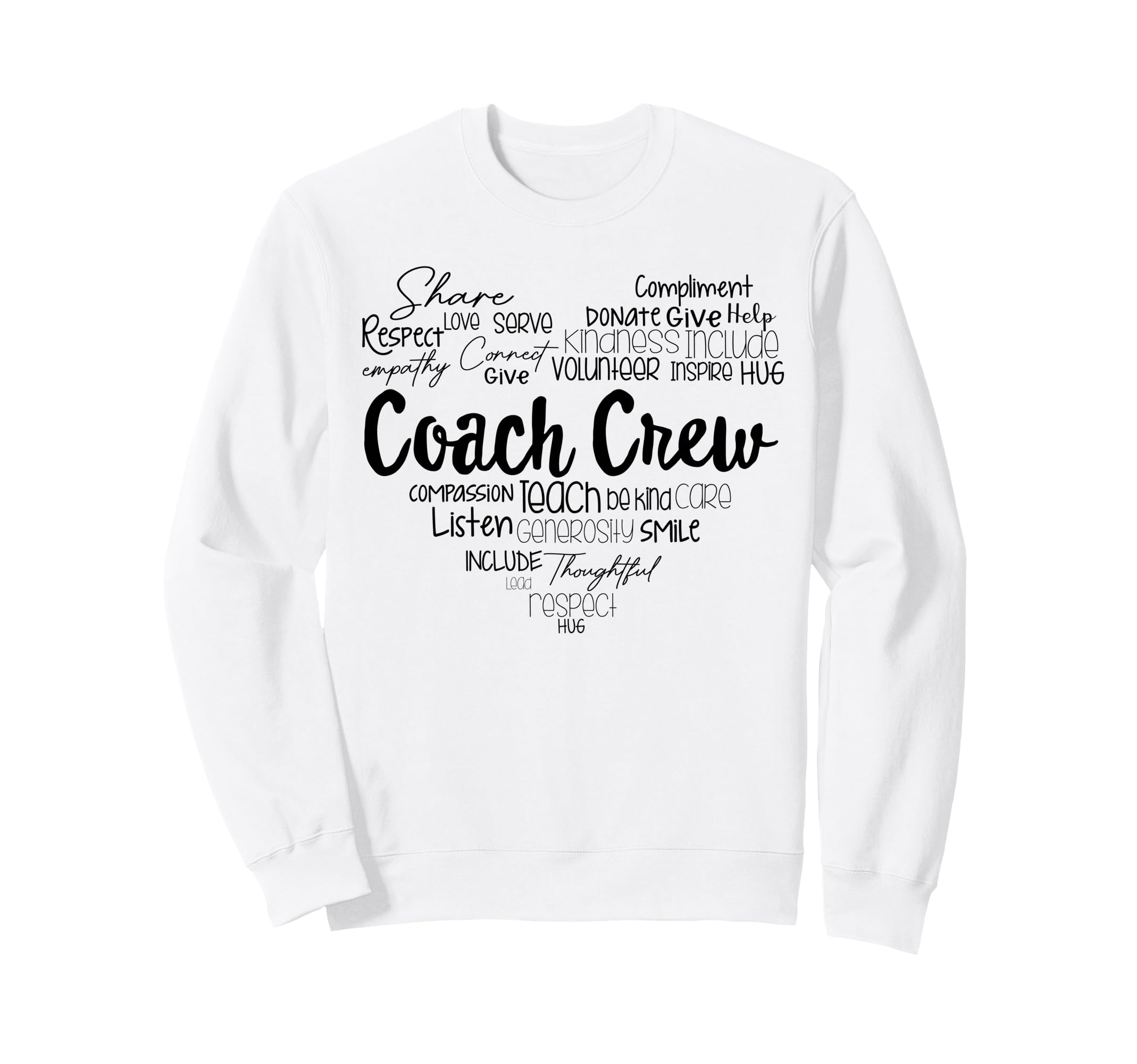 Coach Crew Instructional Coach Reading Sweatshirt - Novelty Apparel Unisex