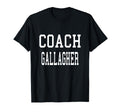 Coach Gallagher Custom Football Soccer T-Shirt - Unique Graphic Unisex