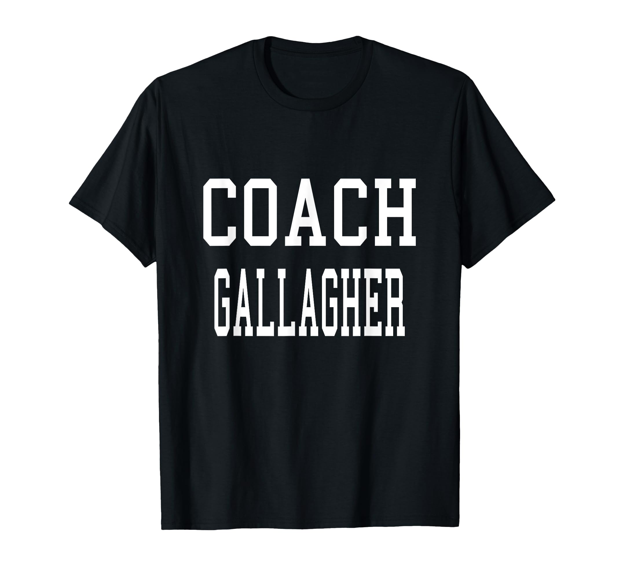 Coach Gallagher Custom Football Soccer T-Shirt - Unique Graphic Unisex