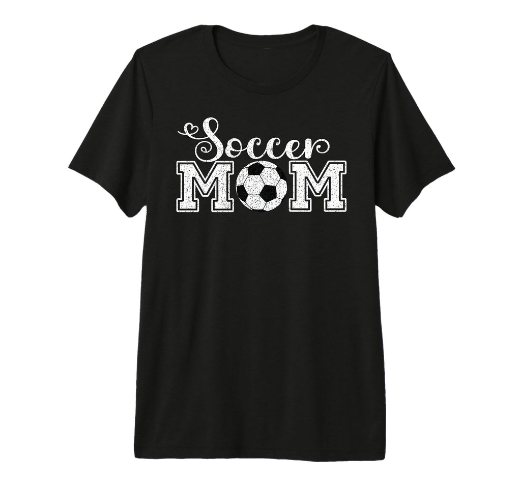 Soccer Mom Soccer Mama Checkered T-Shirt - Casual Everyday Wear Men Women