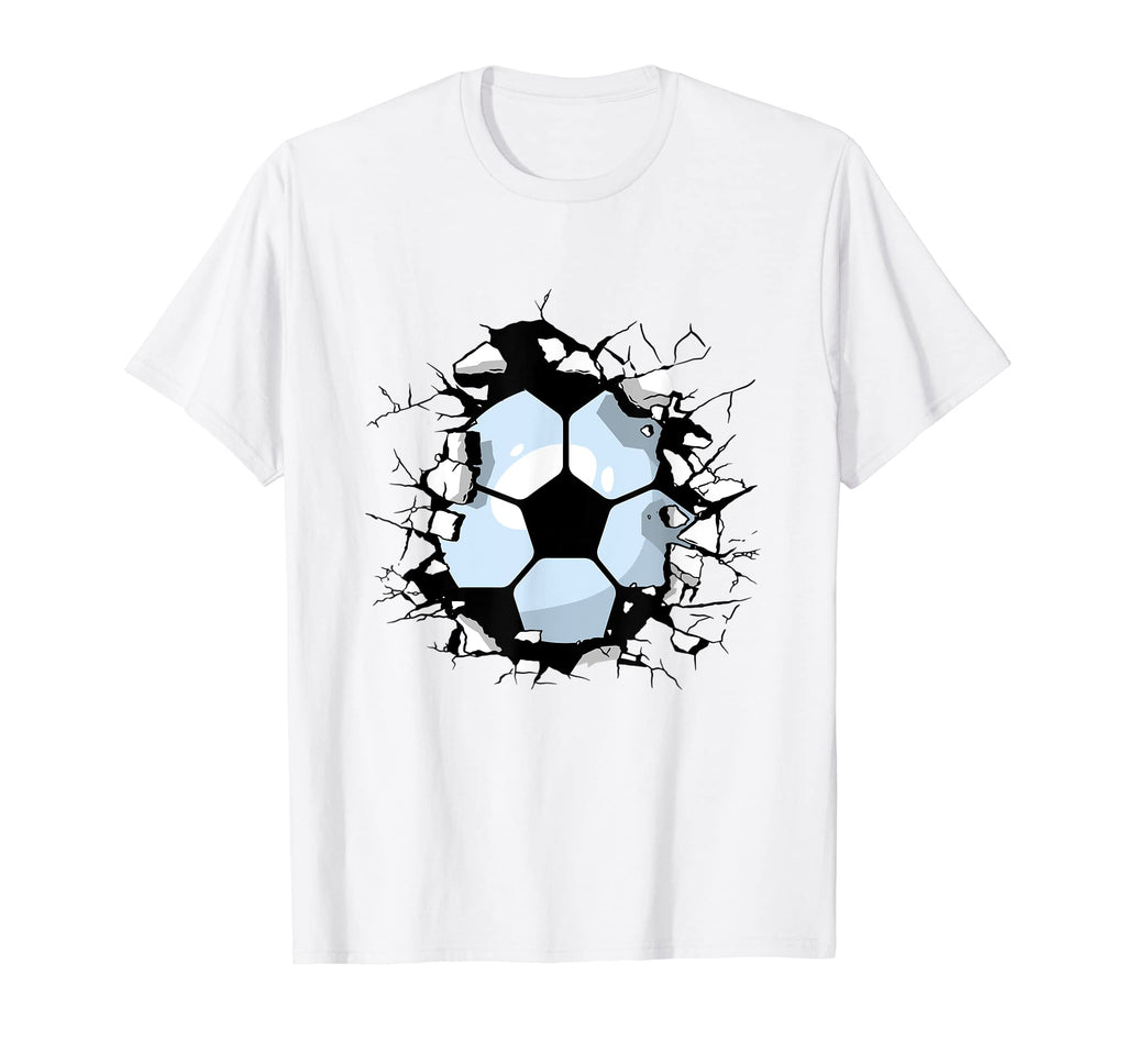 Soccer Ball Football Sport T-Shirt - Minimalist Print for Adults