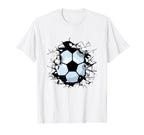 Soccer Ball Football Sport T-Shirt - Minimalist Print for Adults