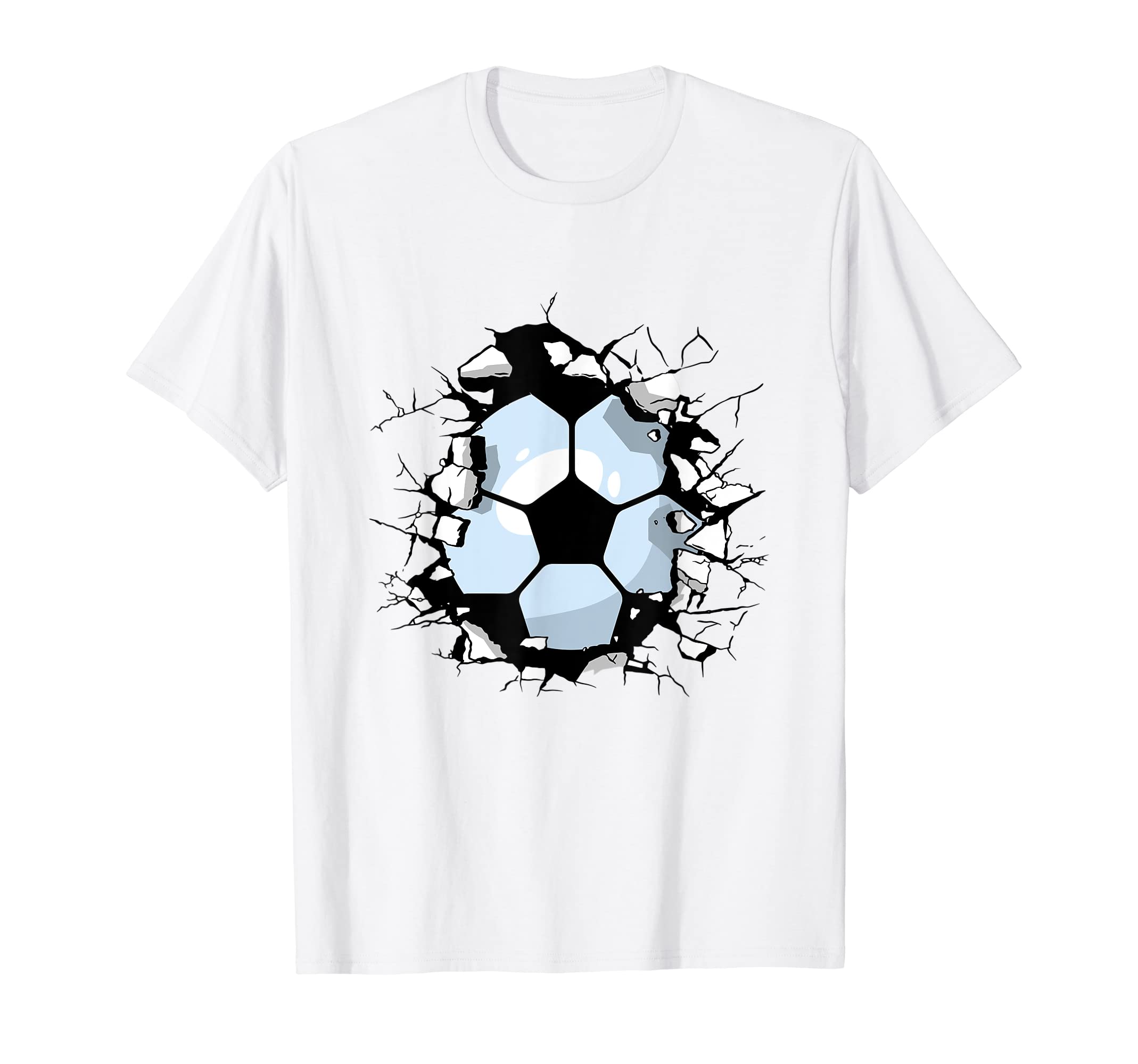Soccer Ball Football Sport T-Shirt - Minimalist Print for Adults